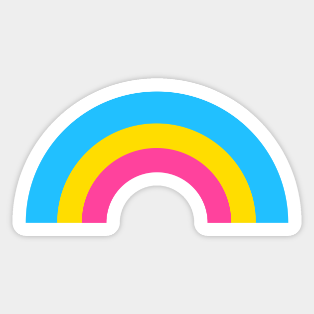 Pansexual Rainbow Pride Flag - Pansexual - Pegatina | TeePublic MX